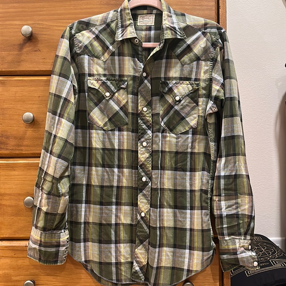 Vintage snap western shirt… 100% cotton. Perfect condition.